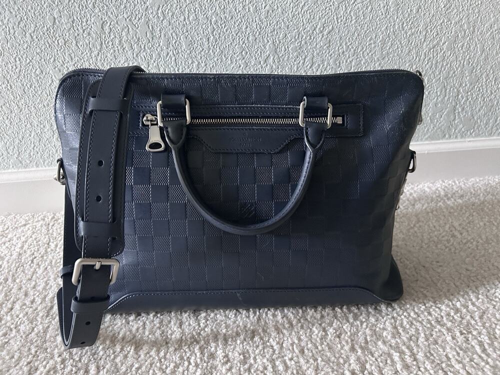 AUTHENTIC LOUIS VUITTON DAMIER INFINI PORTE-DOCUMENTS JOUR (PDJ) BRIEFCASE
